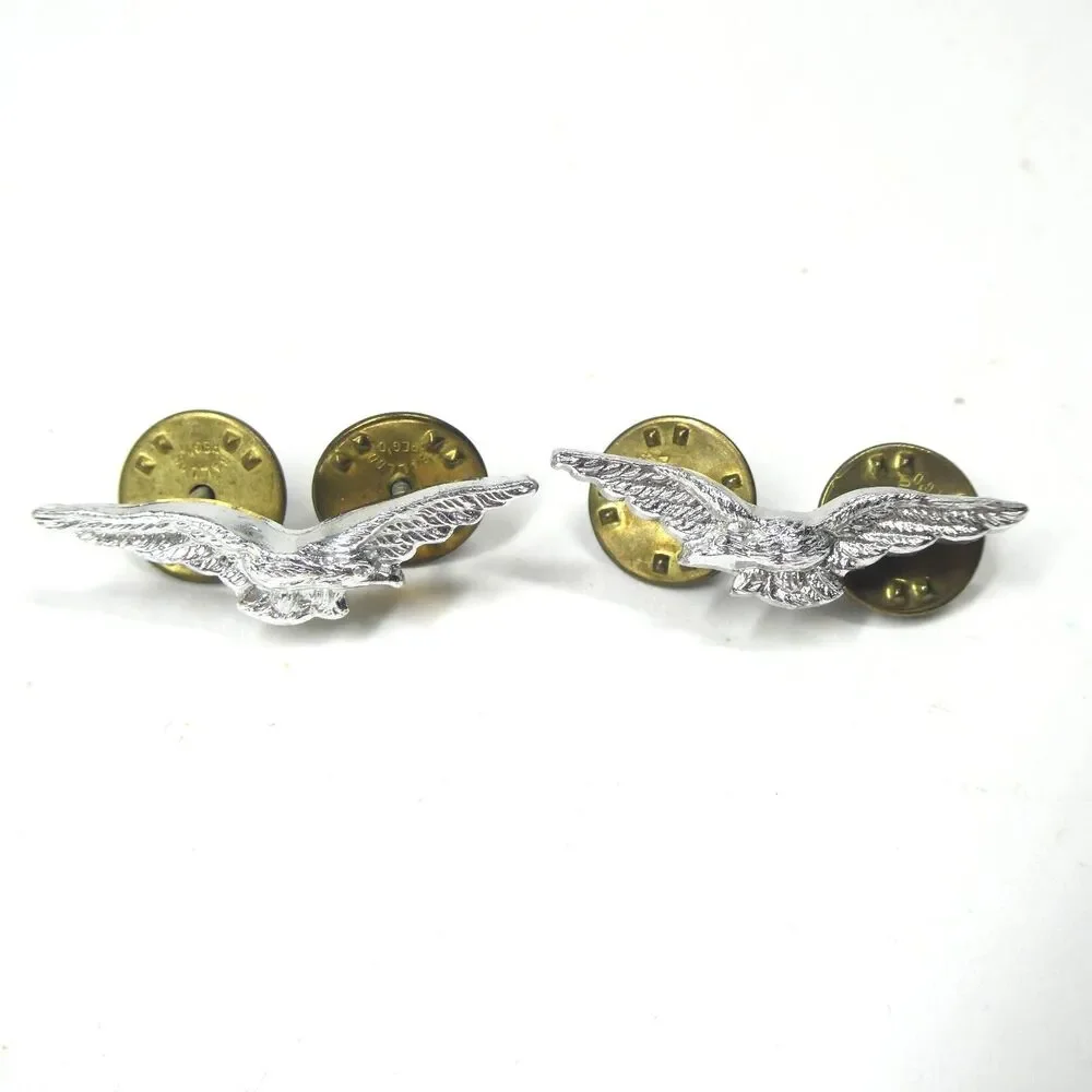 Jordanian Air Force Shoulder Wings Pins Pair Jordan Military Badge Insignia RJAF